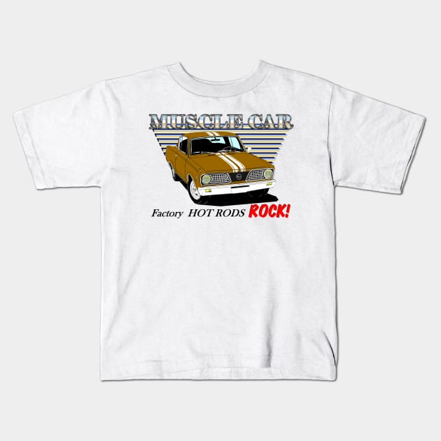 66 Barracuda Kids T-Shirt by xxcarguy